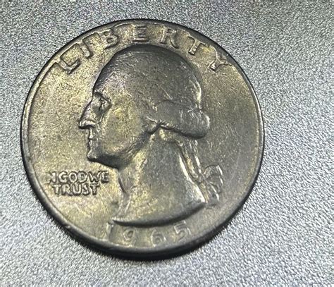 1965 US Washington Quarter 25C No Mint Mark “ERROR COIN” Very Rare | eBay