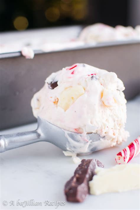 Peppermint Bark Ice Cream - A baJillian Recipes