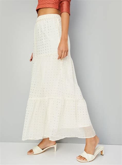 Buy Women Embellished Tiered Sharara Pants Online at just Rs. 999.0 ...