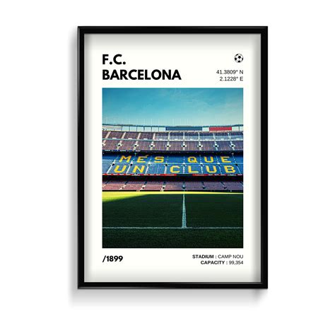 Barcelona F.C. Premium Framed Poster (Football Club Posters) – The ...