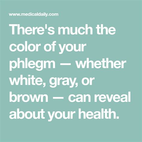 phlegm color chart google search mucus color chart mucus color mucus ...