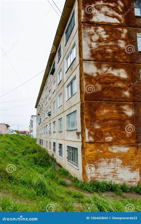 Architecture of Magada, Russian Federation Stock Photo - Image of ...