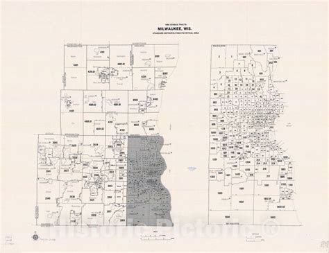 Map : Milwaukee, Wisconsin 1980, 1980 census tracts, standard metropol ...