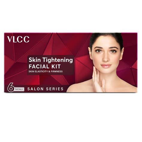 VLCC Skin Tightening Facial Kit (6 Facials) - 240g + 12ml | At Home ...