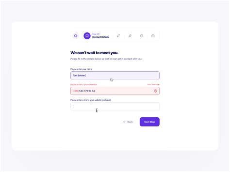 Image result for Multi-Step Form Page Design