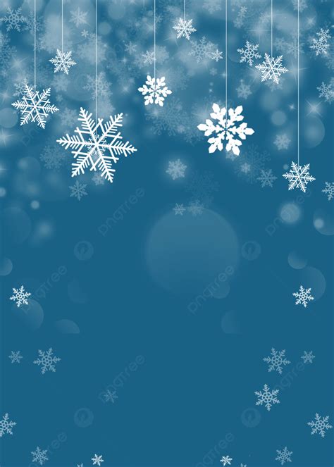 Christmas Winter Snowflake Blue Background Wallpaper Image For Free ...