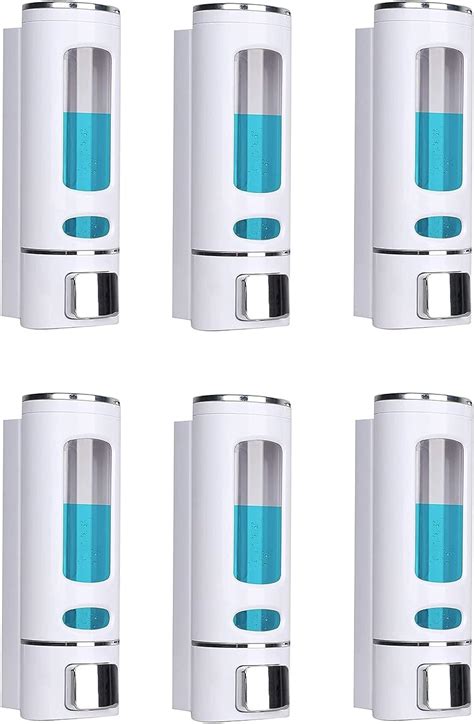 JPS Abs Wall Mounted Shampoo Sanitizer Lotion Dish Wash Gel Liquid Soap ...