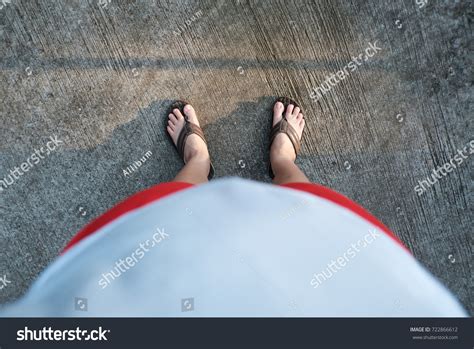 2 Man Who Is Looking Down His Fat Belly. Images, Stock Photos & Vectors ...