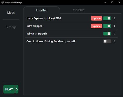 Dow Mod Manager 的图像结果