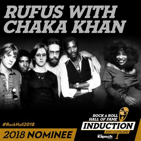 Rufus with Chaka Khan nominated for Rock & Roll's Hall of Fame