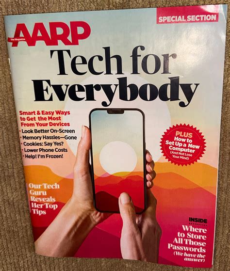 AARP MAGAZINE AUGUST SEPTEMBER 2023 SHERYL LEE RALPH TECH FOR EVERYBODY ...