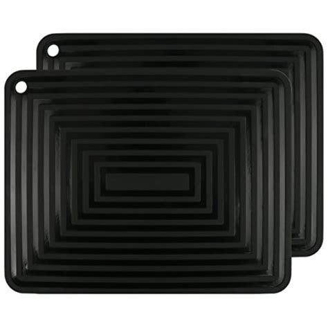 3 Pieces Bamboo Table Mat, Coaster Set, Mats Trivets, Heat Resistant ...