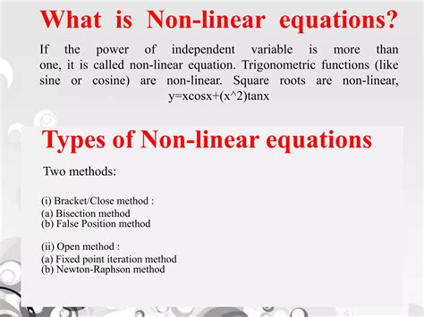 Image result for Solving Non Linear Equation