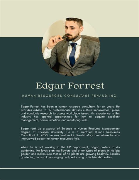 Free Professional Bio Templates to Edit Online