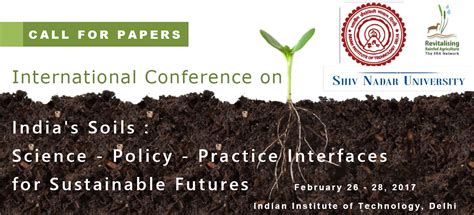 International Conference on India's Soils: Science - Policy - Practice ...