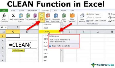 Image result for Clean Data Function in Excel for Data Not Given