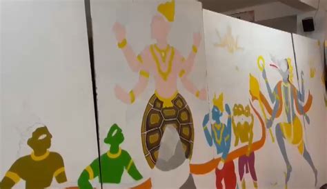 Badrinath: Special team from Goa to engrave Lord Vishnu paintings on ...