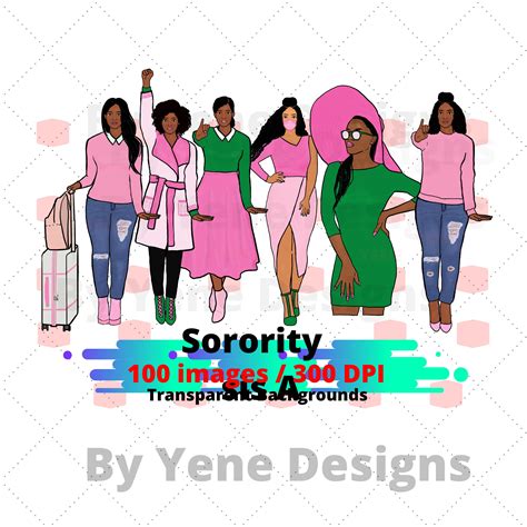 African American Sisterhood Clip Art