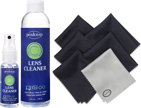 Amazon.com: Eyeglass Lens Cleaner Kit - 1 oz. Spray Bottle and 6 oz ...