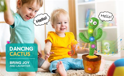 Buy Maicrogear Rechargeable Dancing &Talking Cactus Toy, Cactus Plush ...