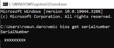 Image result for How to Find Computer Serial Number Using Cmd Short Cut
