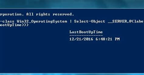 Image result for PowerShell Remotely Get Boot Time of Server