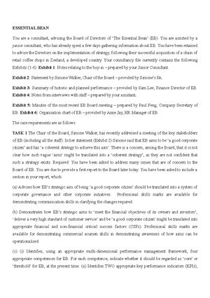 APM - GOOD - Set 1 Section b A) Mission statement - A mission statement ...