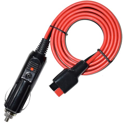 LIXINTIAN 15A Car Cigarette Lighter Plug 3.3ft/1m Extension Cable14AWG ...