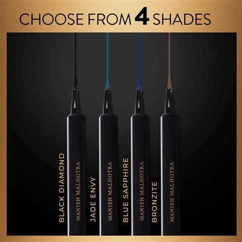 Buy MANISH MALHOTRA BEAUTY BY MYGLAMM PRECISION LIQUID EYELINER-JADE ...