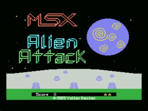 Image result for Alien Attack MSX