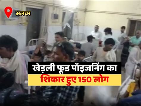 Alwar News 150 people became victims of food poisoning in Garu village ...