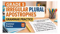Class 4 Grammar Worksheet on Apostrophes Rules | PlanetSpark
