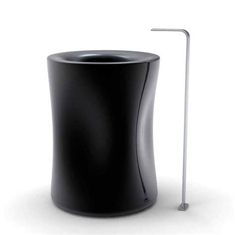 Design freestanding pedestal washbasin made in Italy, Siracusa