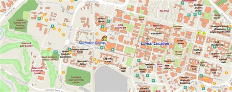 Stanford University Campus Map