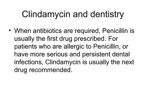 Is Penicillin In Clindamycin