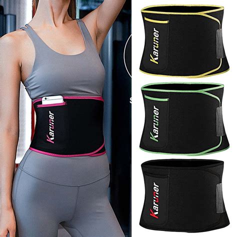 Waist Trainer for Women Sweat Belt - Sauna Trimmer Stomach Wraps ...