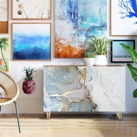 EINGDVPRWEK Alcohol Illustration Lime and Indigo Spots Ocean India | Ubuy