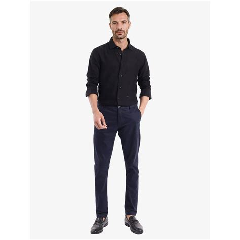 Buy Rare Rabbit Men Black Textured Casual Shirt Online