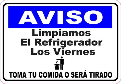 StickerTalk Spanish Friday is Clean the Fridge Day Magnet, 5 inches x 3 ...