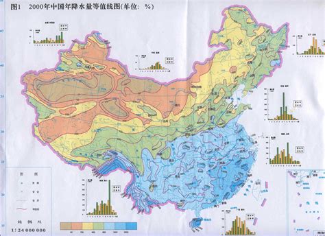 中国年降水量分布图_百度知道