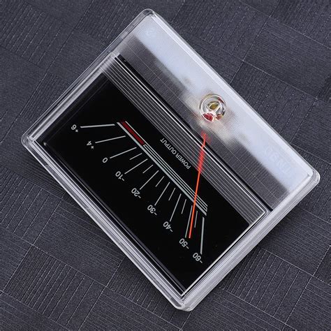 VU Meter, Mini Durable VU Audio Meter, ABS with Backlight for DIY ...