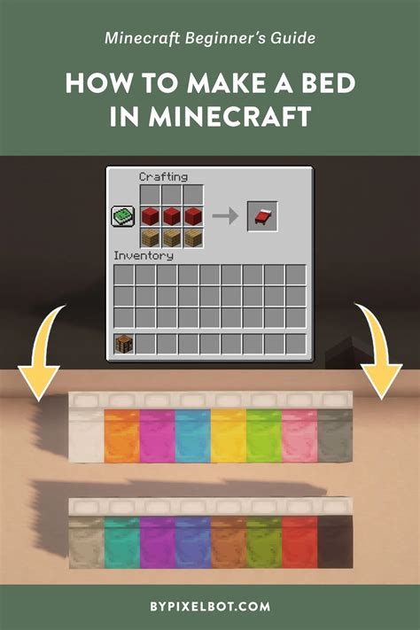 Image result for Minecraft Bed Tutorial