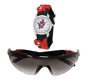 pass pass Black Kids Watch & Sunglasses for Age 3 to 8 Years Boys ...