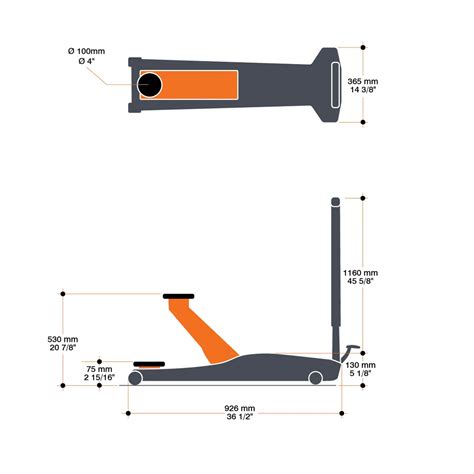 2 Ton - Professional Long Reach Floor Jack - Autoket