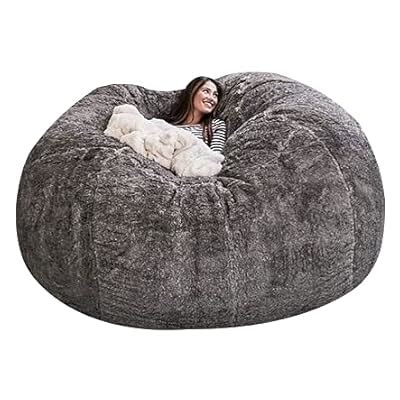 Buy FEYOTH (it was only a Cover, not a Full Bean Bag Giant Fur Bean Bag ...