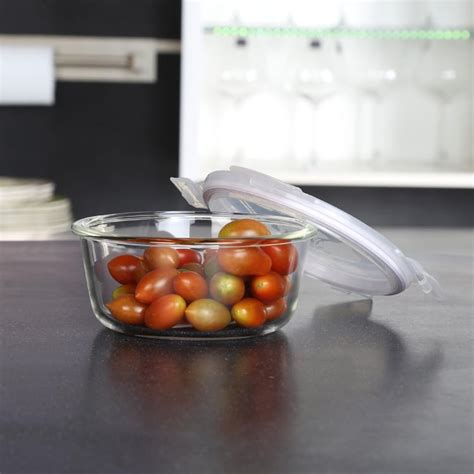 Buy LOCK AND LOCK Boroseal Heat Resistant Oven Round Glass-650 ml from ...