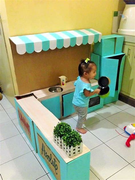 Image result for How to Make Kitchen Model with Cardboard