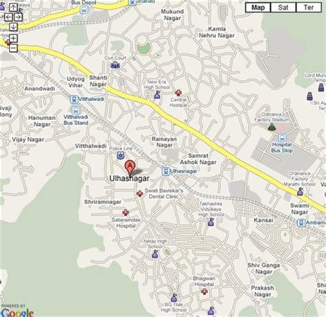 Localities and Areas in Ulhasnagar, Famous Areas in Ulhasnagar