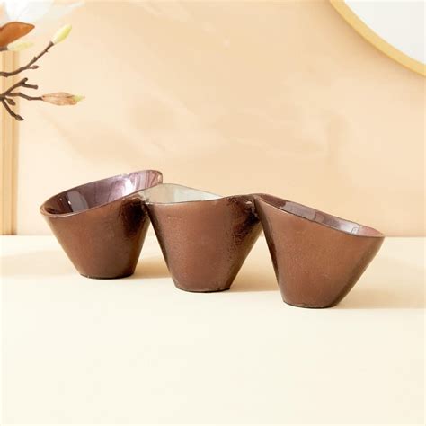 Buy Eternity Vogue Hugo Metal Decorative Bowl from Home Centre at just ...