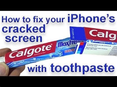 Image result for Toothpaste for Cracked Screen